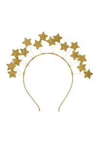 Floating Crown - Gold Glitter Stars