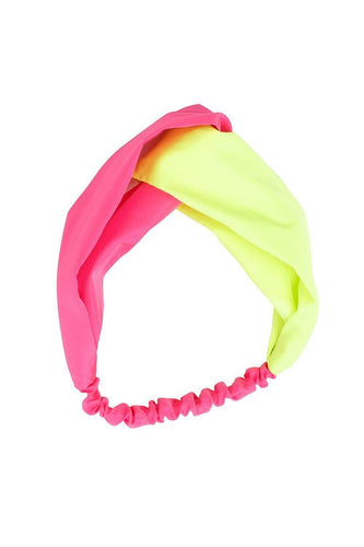 Wrap it Up - Neon Pink/Yellow Taffeta