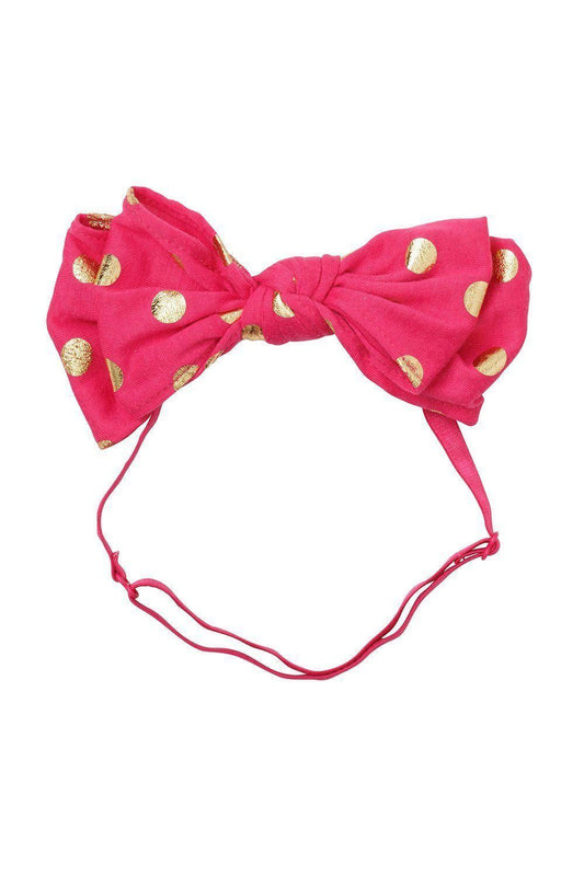 Floppy Dotty Wrap - Hot Pink