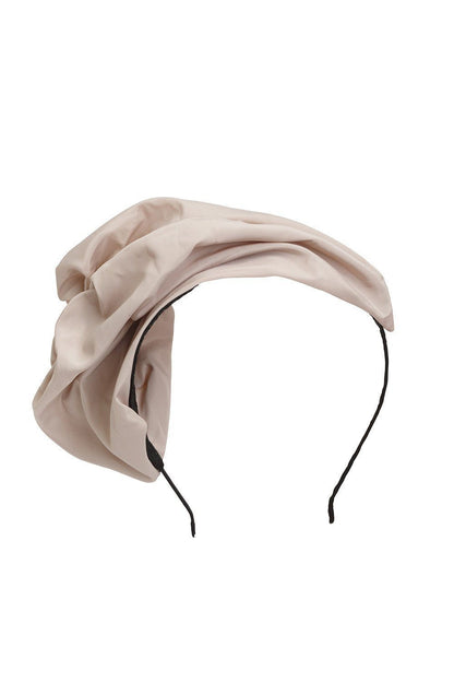 Petit Hat - Taupe Taffeta