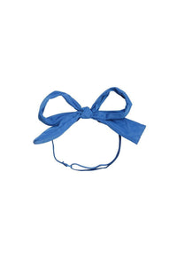 Party Bow Taffeta Wrap - Royal Blue
