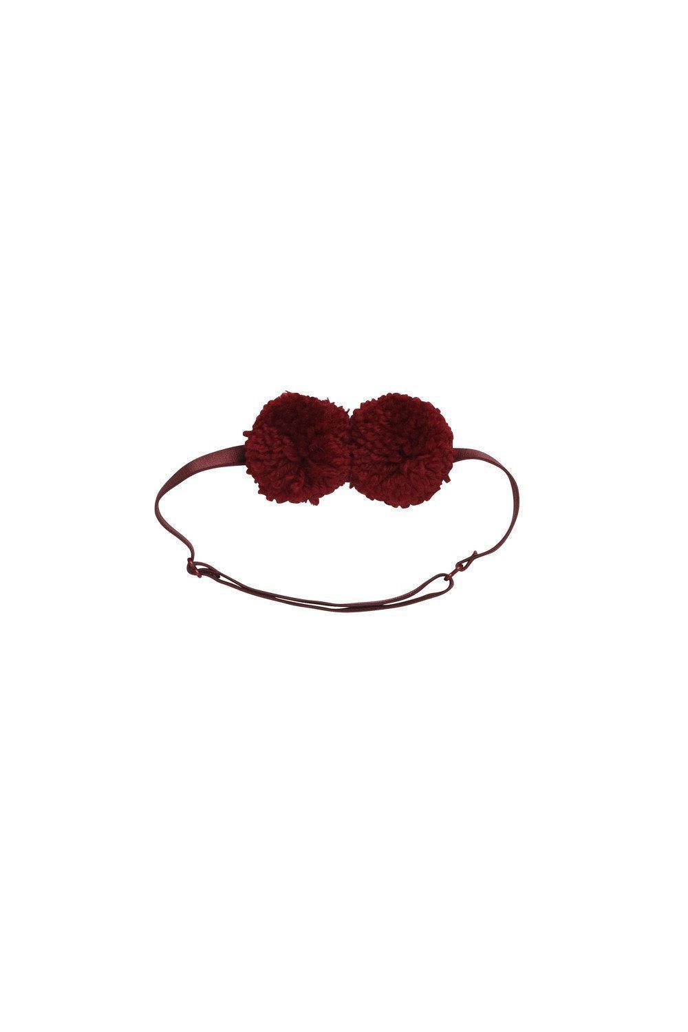 Yarn Pom Pom Baby - Burgundy