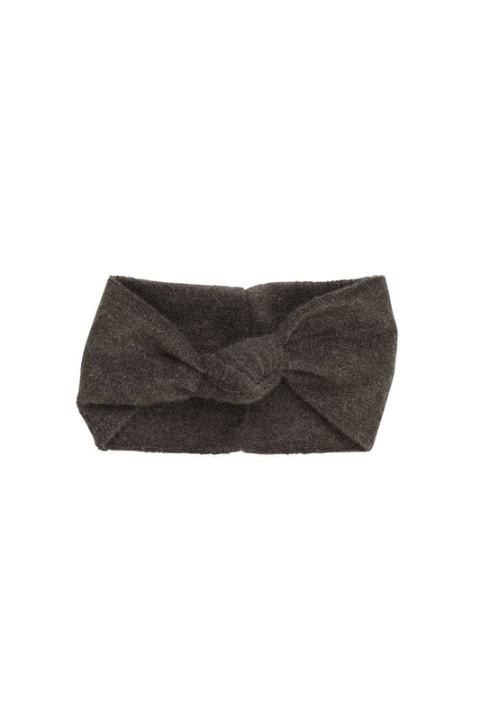 Knot Wrap - Dark Grey Wool