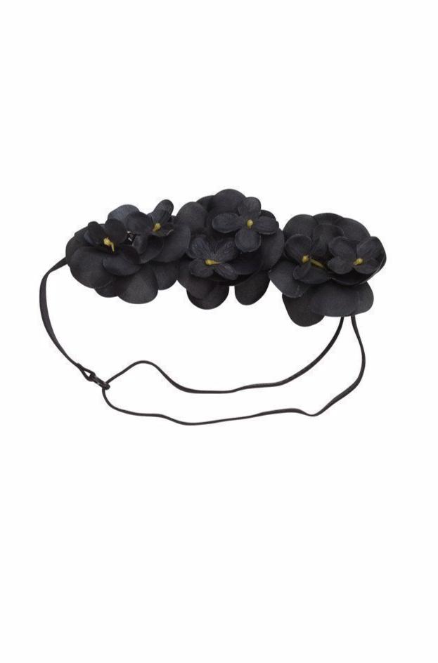 Floral Crown Baby - Black