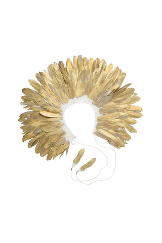 Feather Collar - Gold