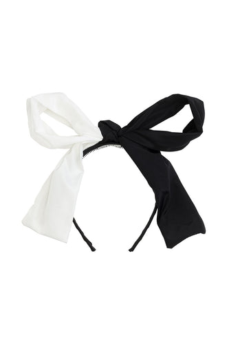 Sia Headband - White/Black