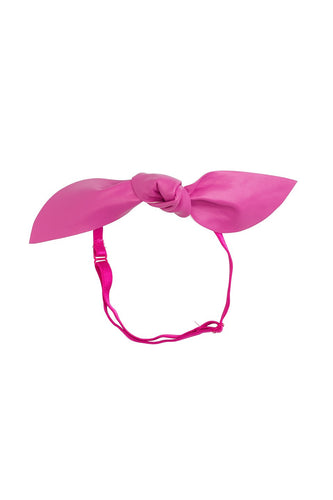 Pointy Bow Wrap - Hot Pink