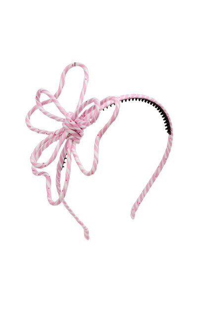 Zahara Headband - Pink Stripe