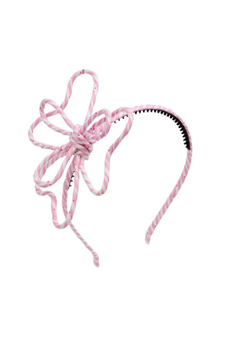Zahara Headband - Pink Stripe