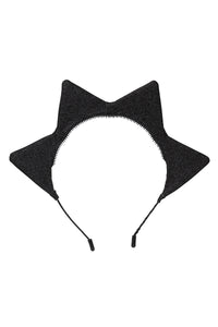 Rising Sun Headband - Black Glitter