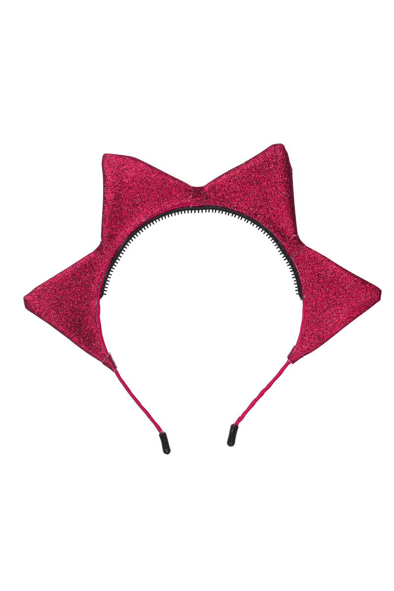 Rising Sun Headband - Hot Pink Glitter