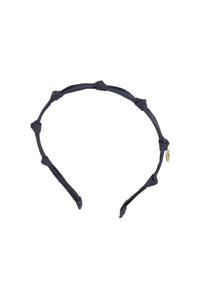 Rosebud Headband - Navy