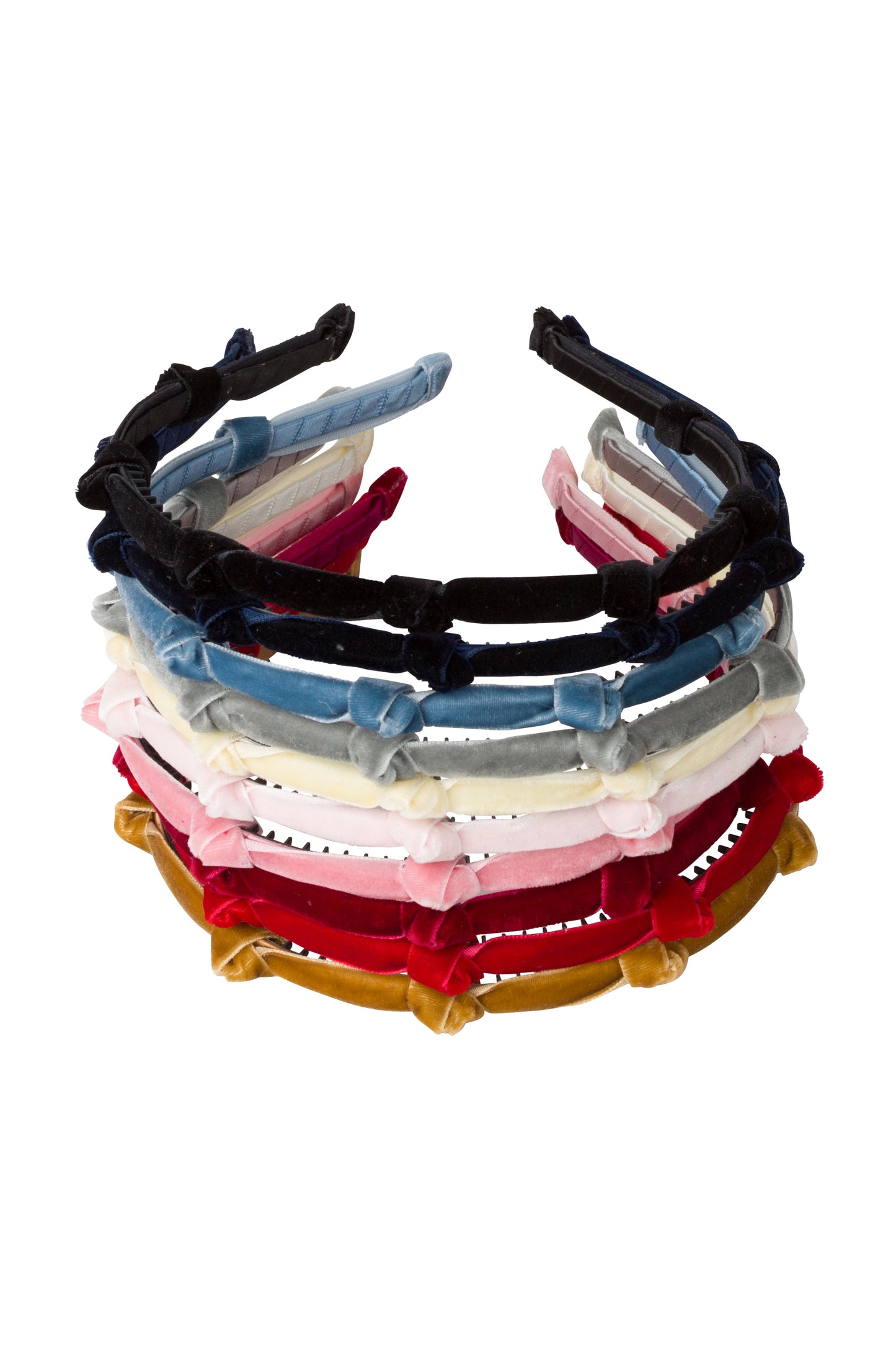 Rosebud Headband - Black Velvet