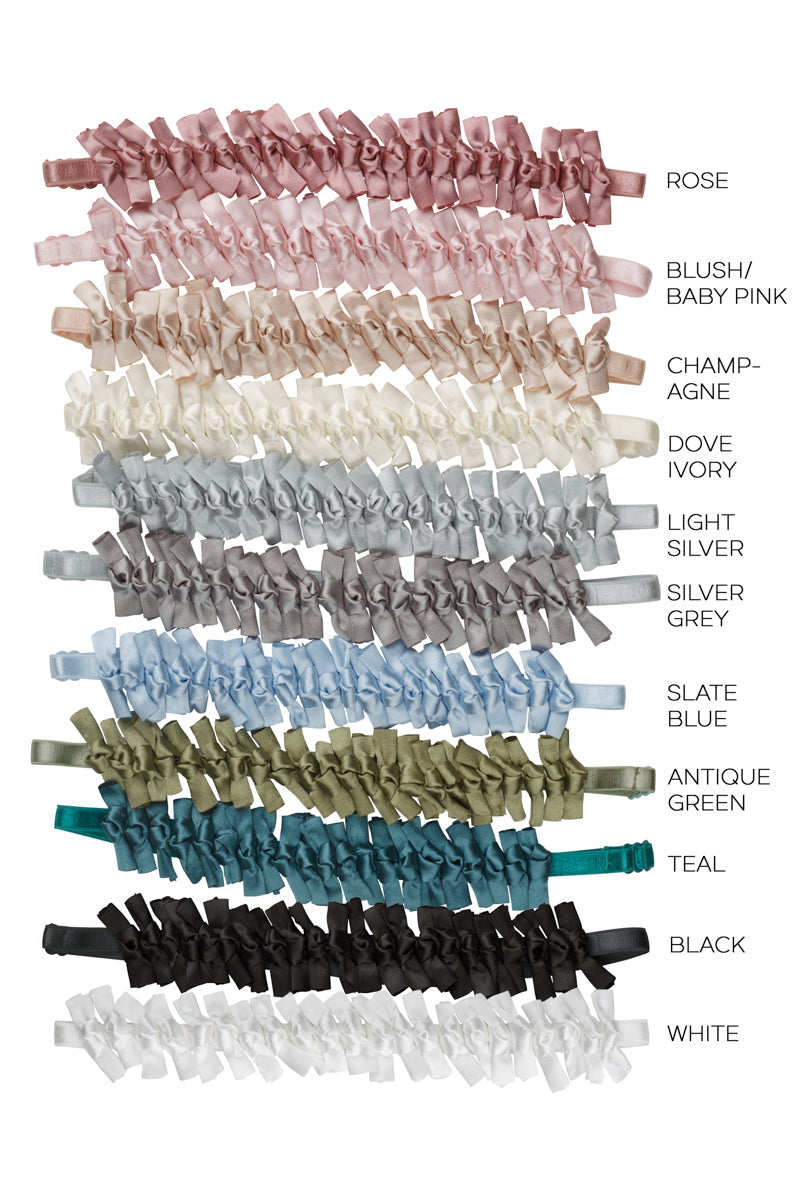 Satin Tied Wrap - Silver Grey