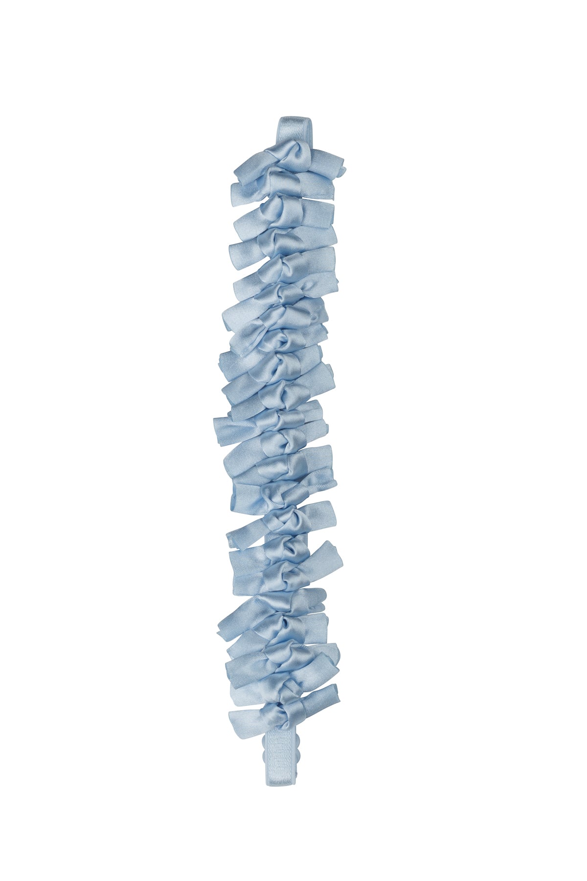 Satin Tied Wrap - Slate Blue