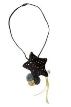 Shooting Star Necklace - Black Star