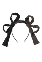 Side By Side Headband - Black/Charcoal