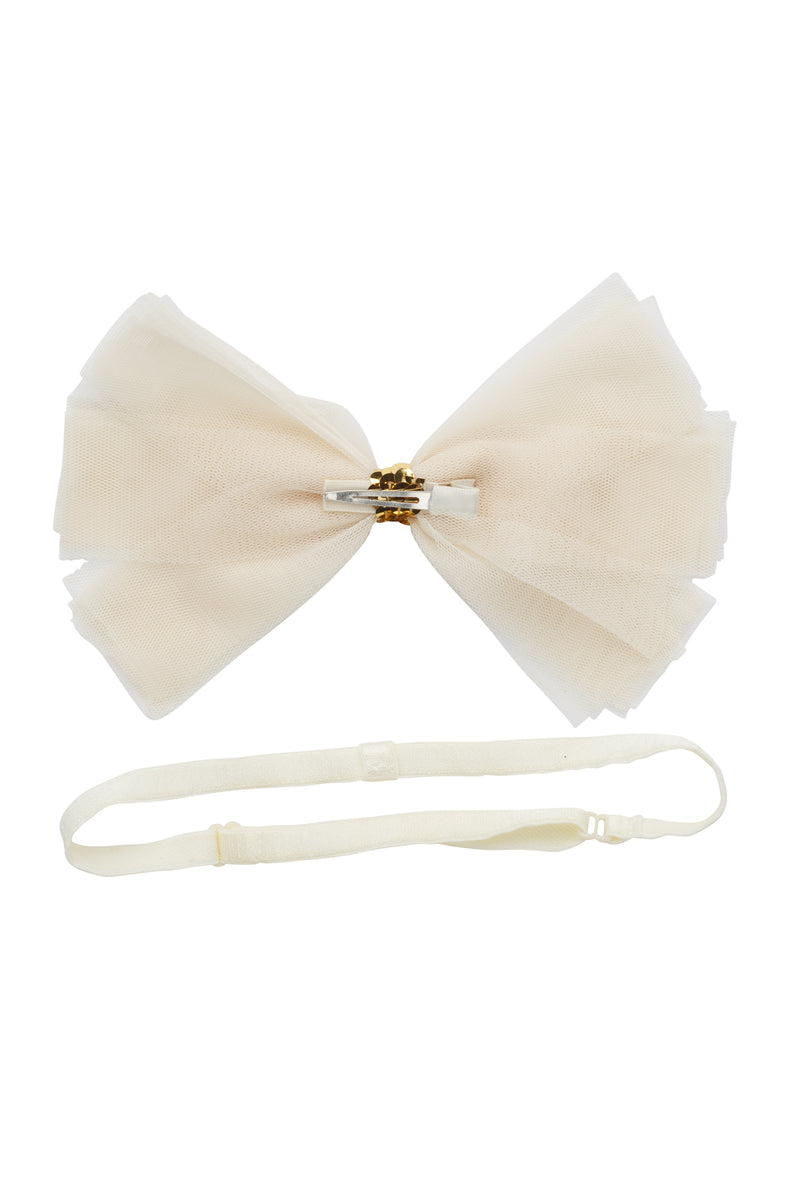 Soft Tulle Strips CLIP + WRAP - Ivory