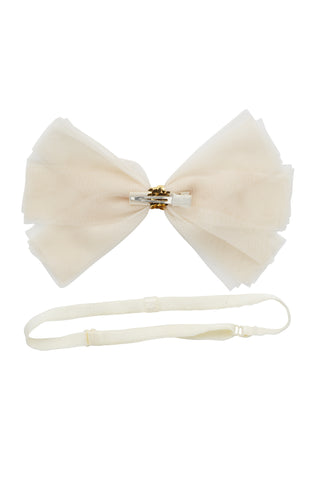 Soft Tulle Strips CLIP + WRAP - Ivory