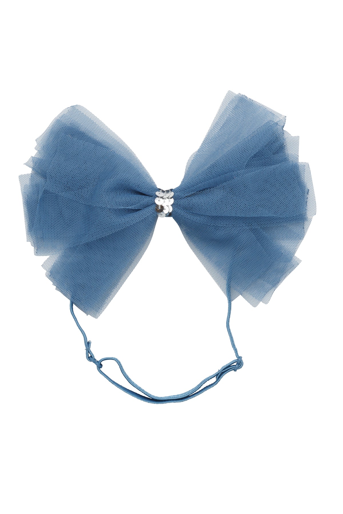 Soft Tulle Strips CLIP + WRAP - Smoke Blue