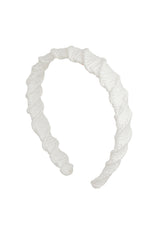 Spiral Headband - White