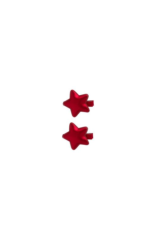 Star Clip Set of 2 - Red