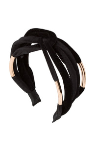 Tubular Headband - Black Velvet