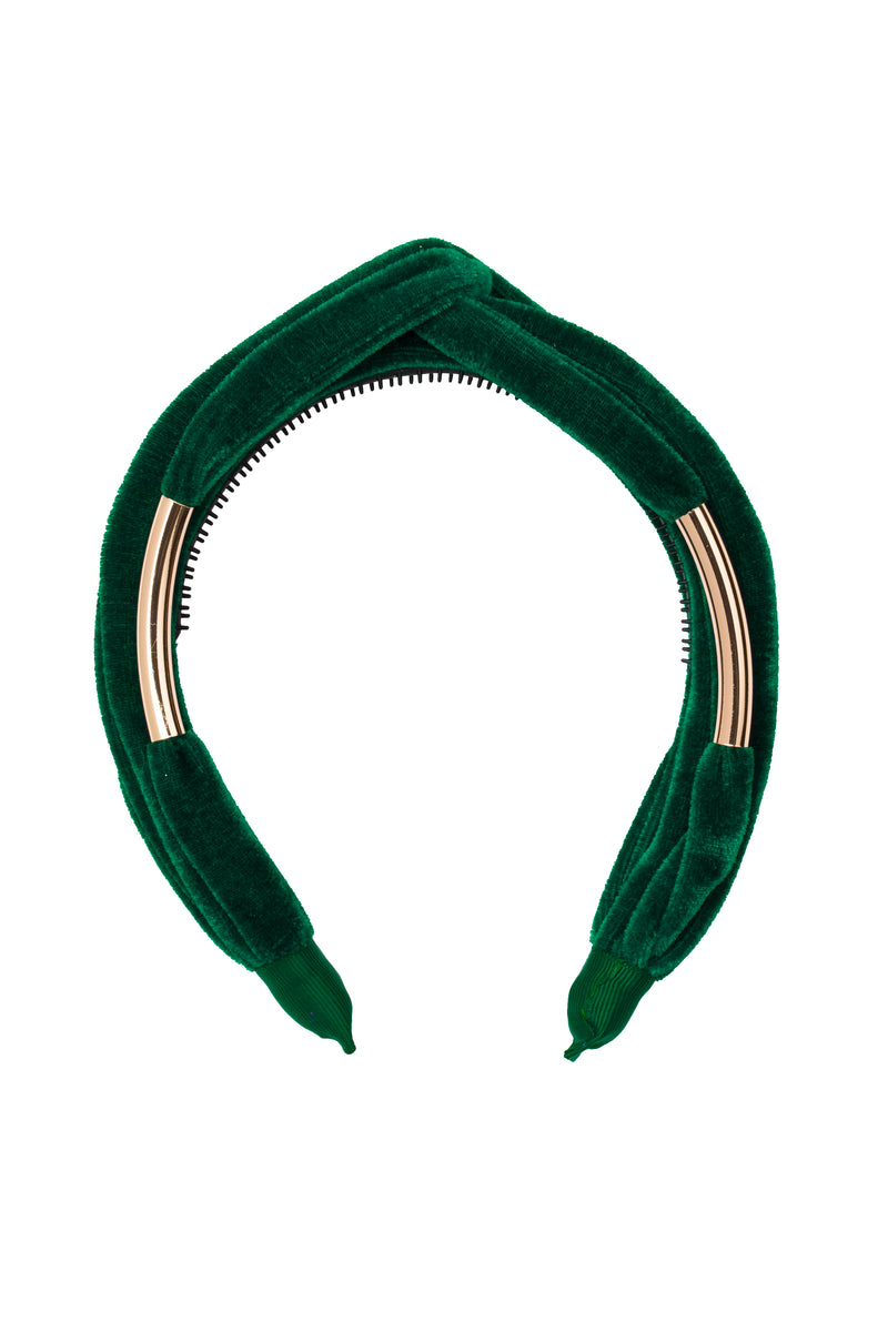 Tubular Headband - Green Velvet