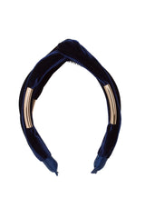 Tubular Headband - Navy Velvet