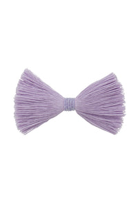 Waterfall Fringe Bow Clip - Lilac