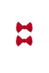 Waterfall Piggy Clip Set of 2 - Red