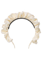 Wave Taffeta Headband - Ivory