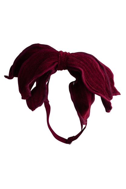 Winter Petals Wrap - Berry Lines Velvet