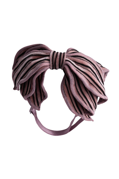 Winter Petals Wrap - Pink/Black Lines Velvet