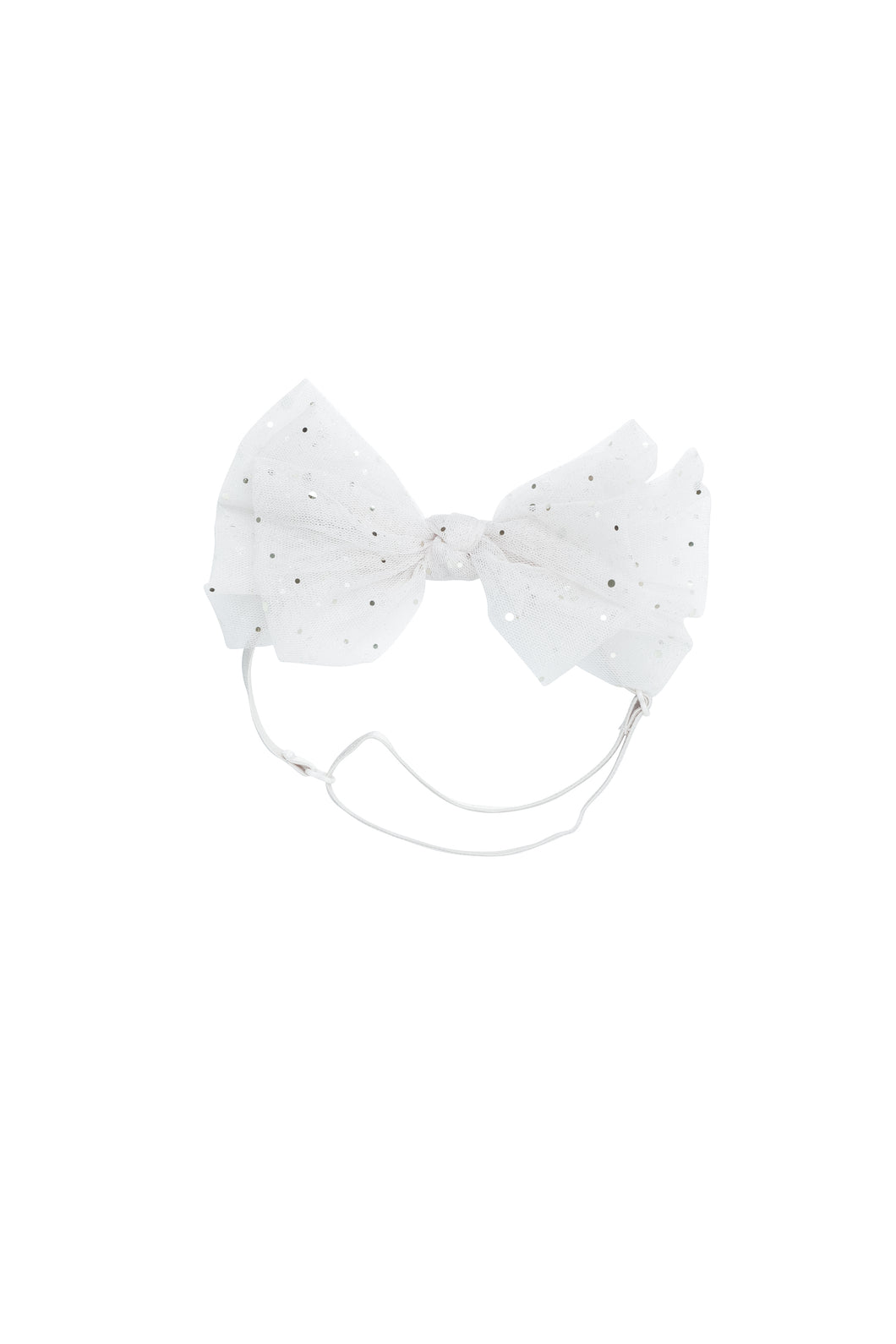 Ava Dot Wrap - White/Silver