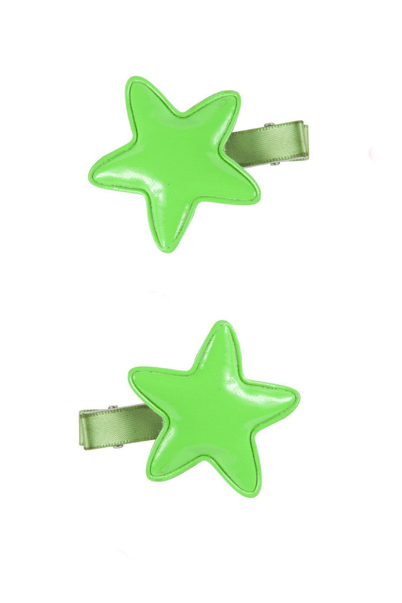 Star Clip - Bright Green