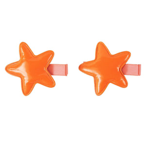 Star Clip - Bright Orange